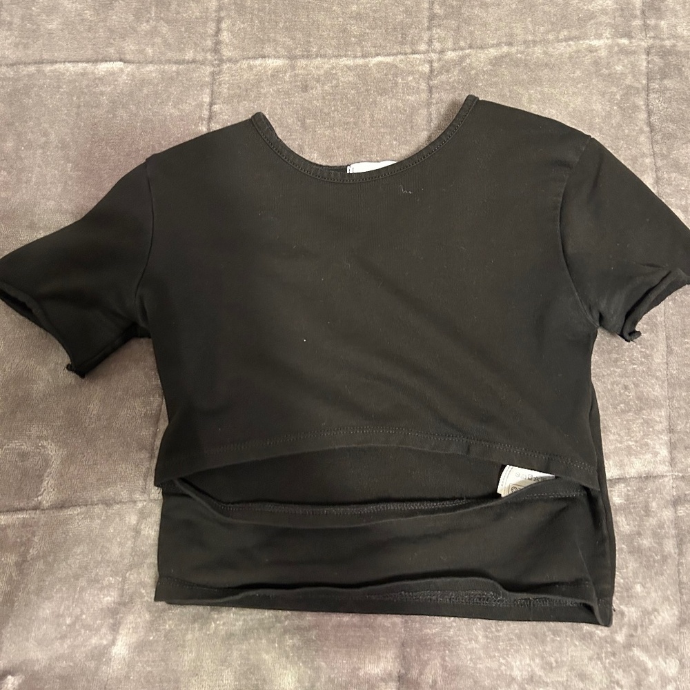 adika cutout top black